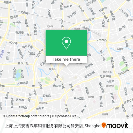 上海上汽安吉汽车销售服务有限公司静安店 map