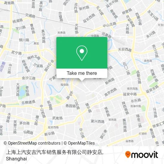 上海上汽安吉汽车销售服务有限公司静安店 map
