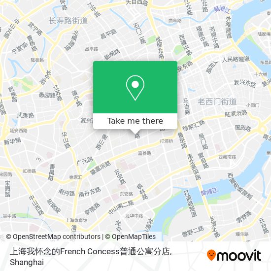 上海我怀念的French Concess普通公寓分店 map