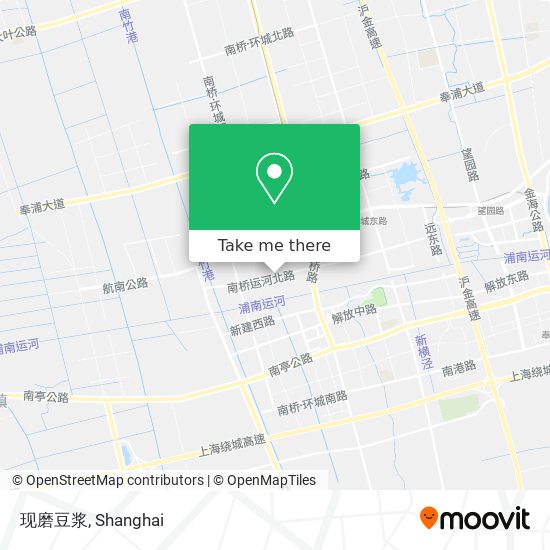 现磨豆浆 map