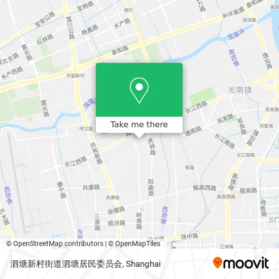 泗塘新村街道泗塘居民委员会 map