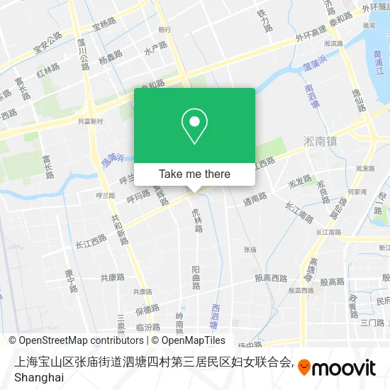 上海宝山区张庙街道泗塘四村第三居民区妇女联合会 map