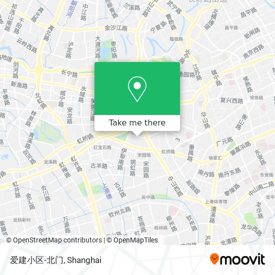 爱建小区-北门 map