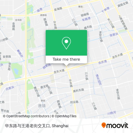 华东路与王港老街交叉口 map