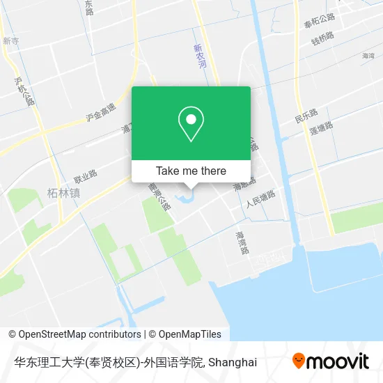 华东理工大学(奉贤校区)-外国语学院 map