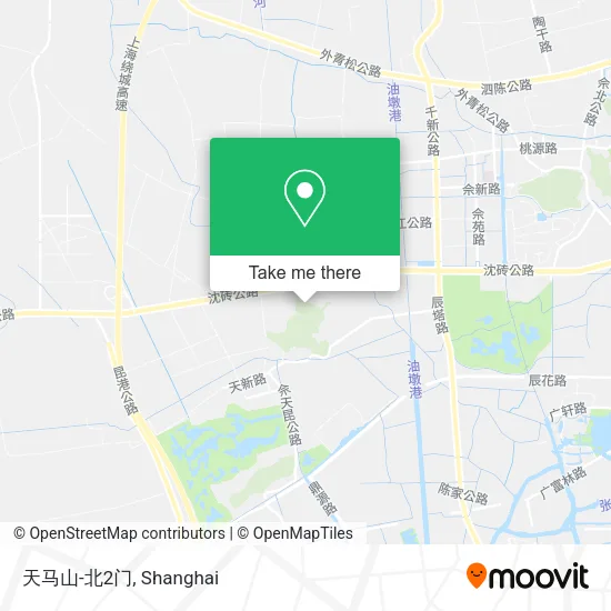 天马山-北2门 map
