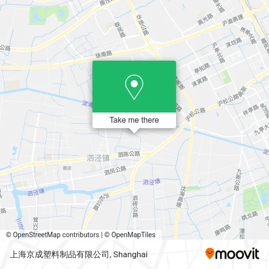 上海京成塑料制品有限公司 map