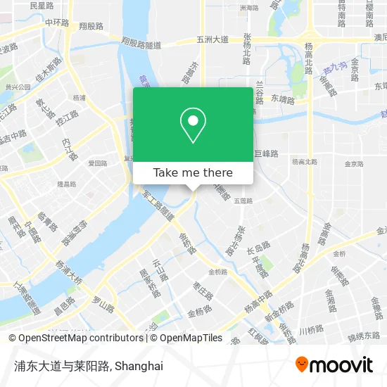 浦东大道与莱阳路 map