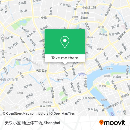 天乐小区-地上停车场 map