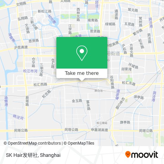 SK Hair发研社 map