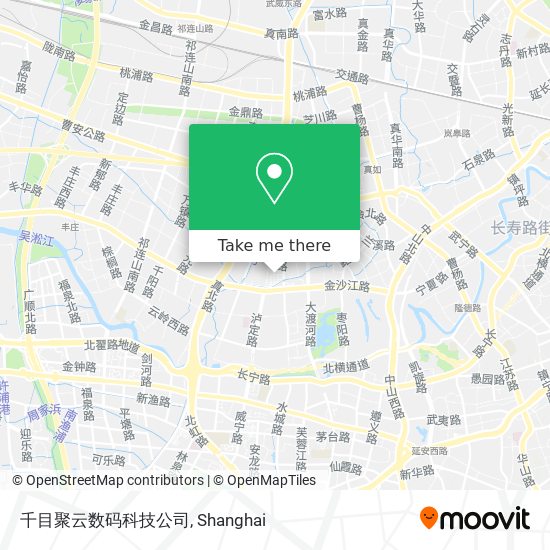 千目聚云数码科技公司 map