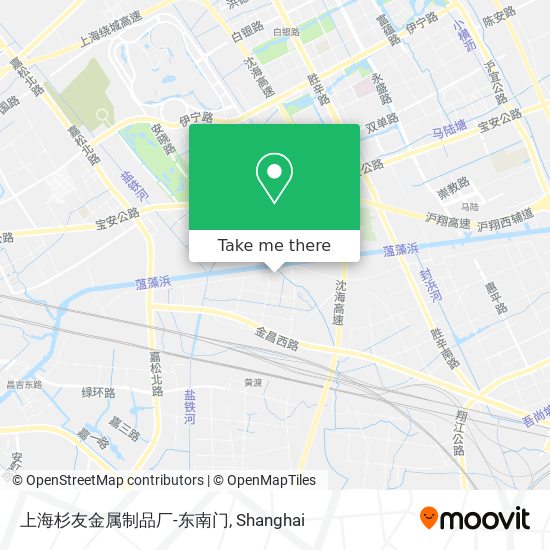 上海杉友金属制品厂-东南门 map