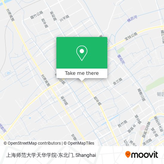 上海师范大学天华学院-东北门 map