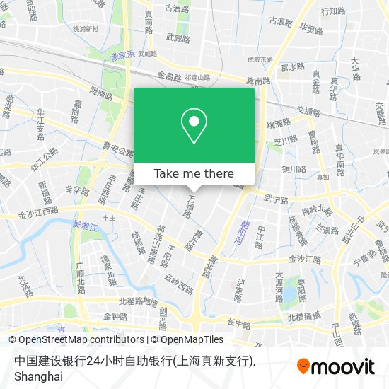 中国建设银行24小时自助银行(上海真新支行) map