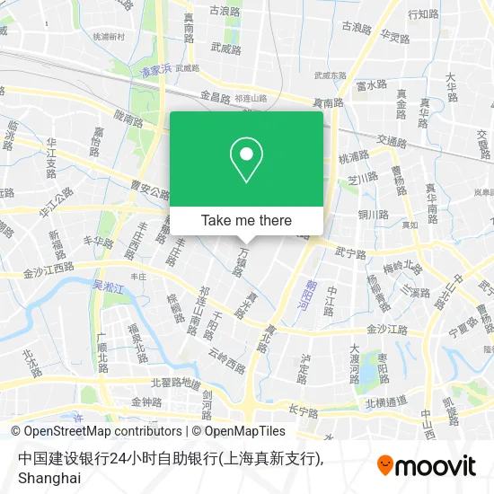 中国建设银行24小时自助银行(上海真新支行) map