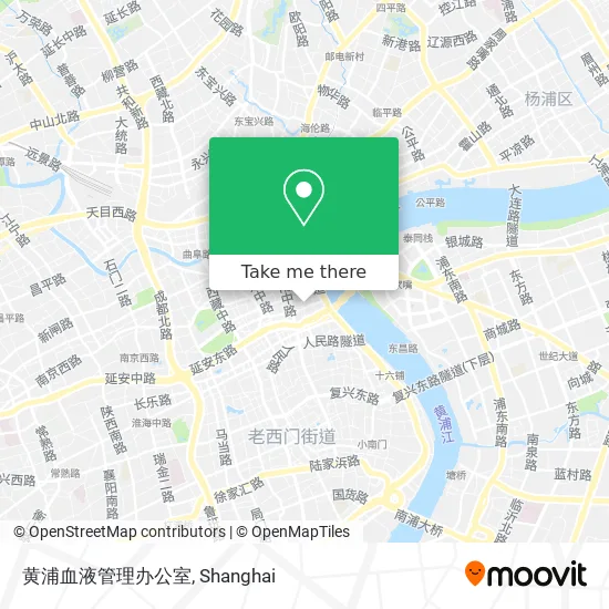 黄浦血液管理办公室 map