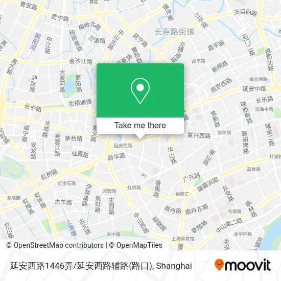 延安西路1446弄/延安西路辅路(路口) map