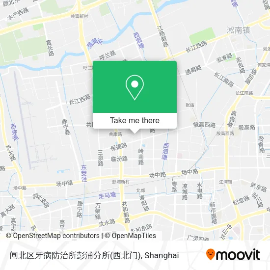 闸北区牙病防治所彭浦分所(西北门) map
