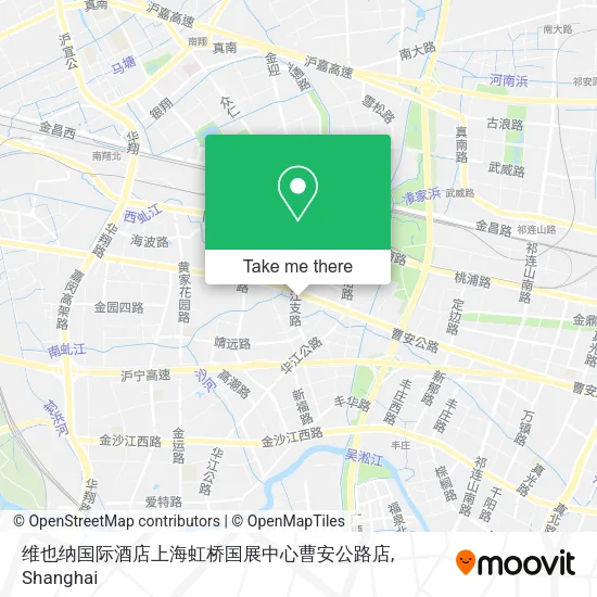 维也纳国际酒店上海虹桥国展中心曹安公路店 map