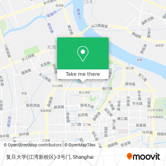 复旦大学(江湾新校区)-3号门 map