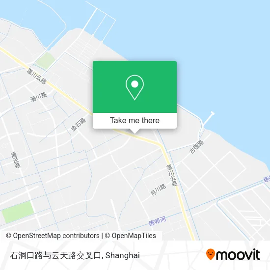 石洞口路与云天路交叉口 map