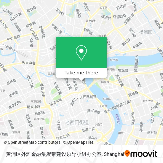 黄浦区外滩金融集聚带建设领导小组办公室 map
