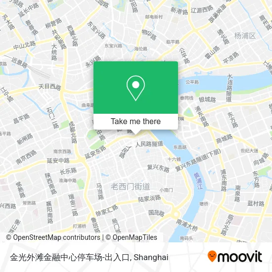 金光外滩金融中心停车场-出入口 map