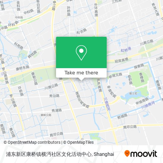 浦东新区康桥镇横沔社区文化活动中心 map