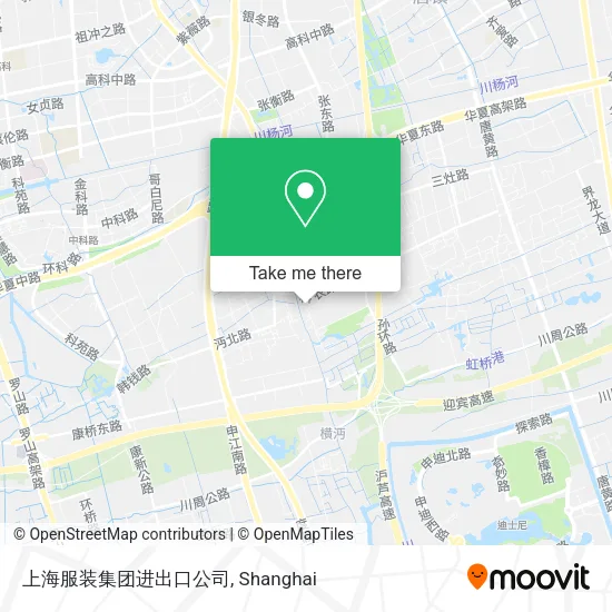 上海服装集团进出口公司 map