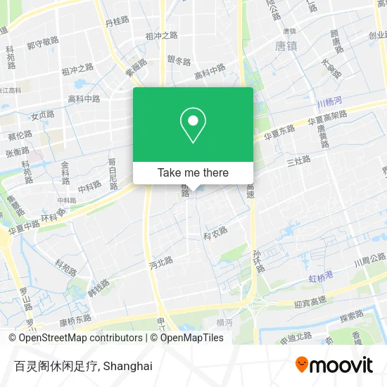 百灵阁休闲足疗 map