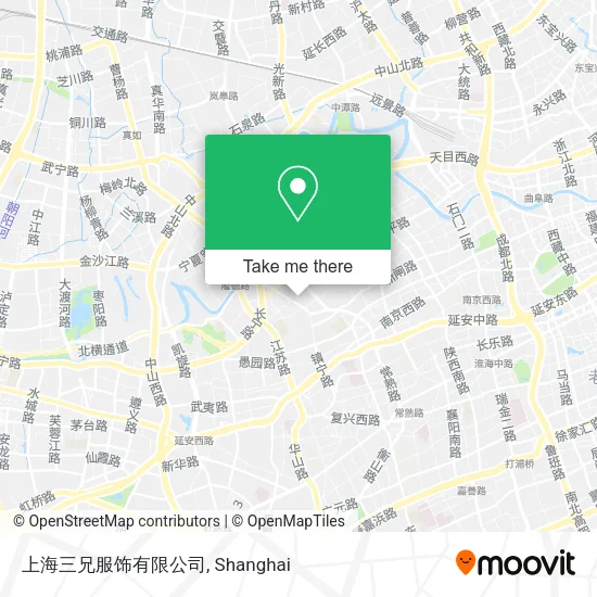 上海三兄服饰有限公司 map