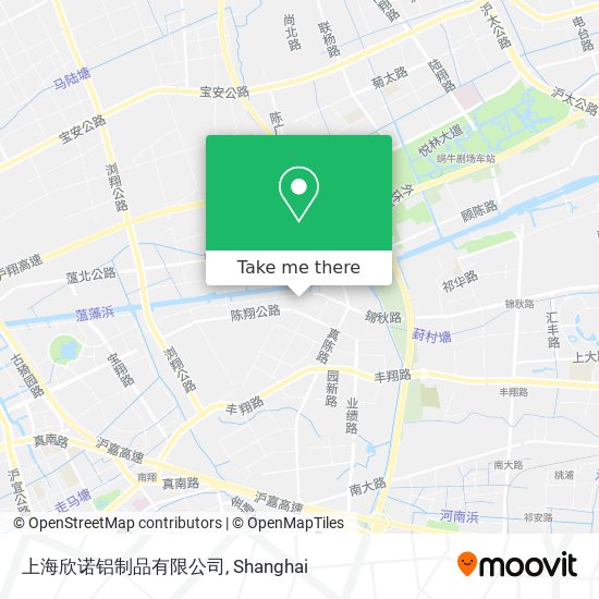 上海欣诺铝制品有限公司 map