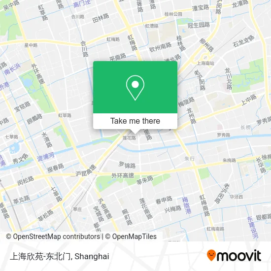 上海欣苑-东北门 map