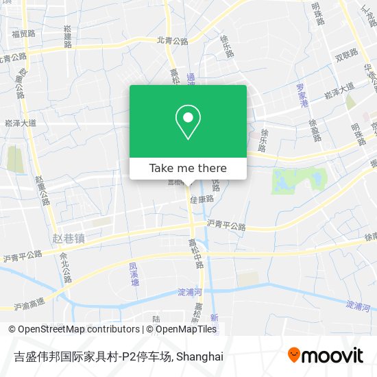 吉盛伟邦国际家具村-P2停车场 map