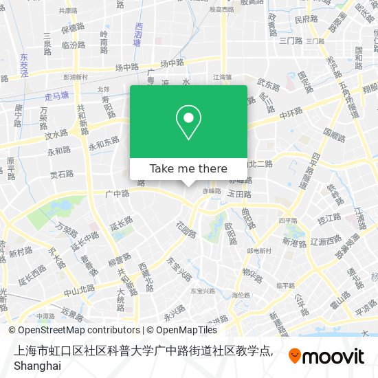 上海市虹口区社区科普大学广中路街道社区教学点 map