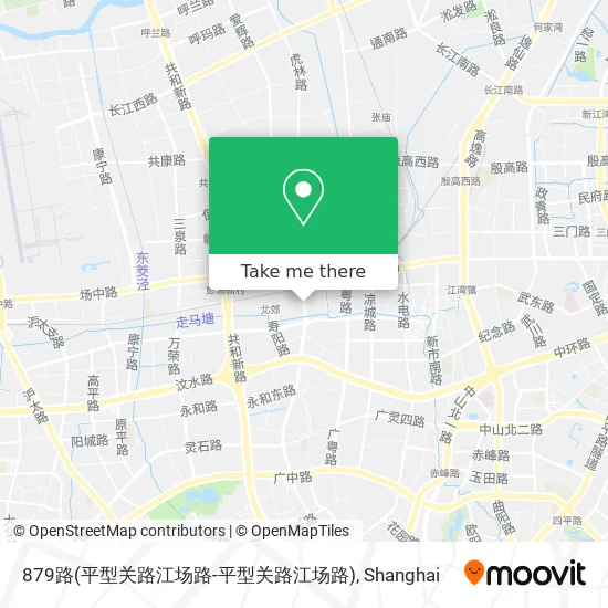879路(平型关路江场路-平型关路江场路) map