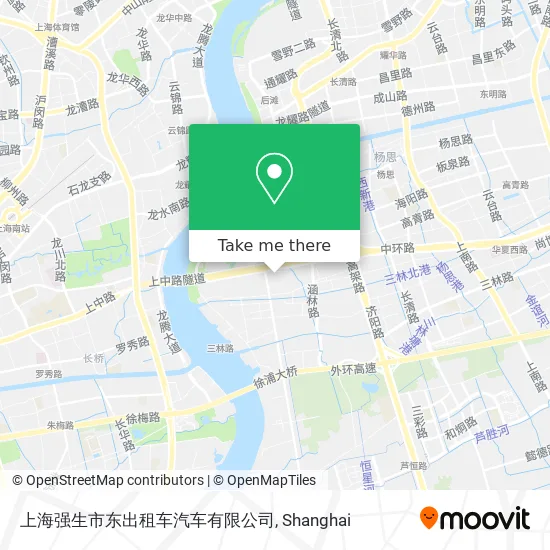 上海强生市东出租车汽车有限公司 map