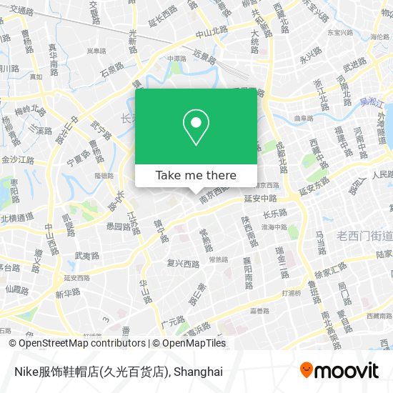 Nike服饰鞋帽店(久光百货店) map