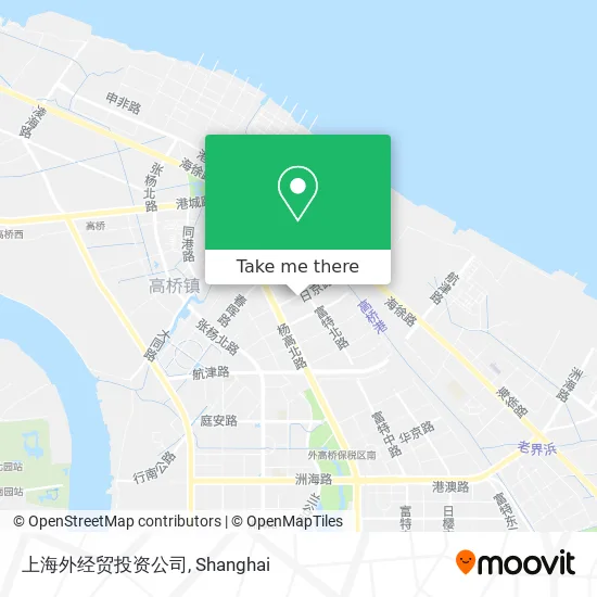 上海外经贸投资公司 map