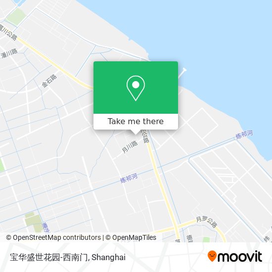 宝华盛世花园-西南门 map