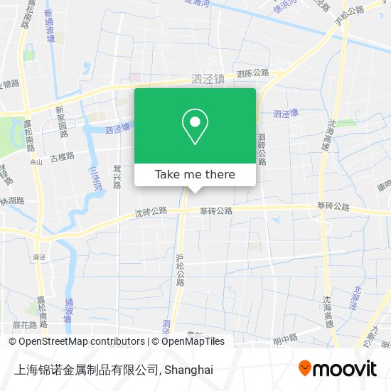 上海锦诺金属制品有限公司 map