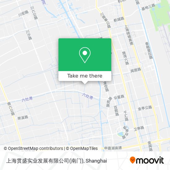 上海贯盛实业发展有限公司(南门) map