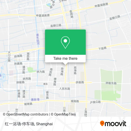 红一浴场-停车场 map