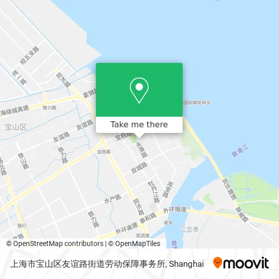 上海市宝山区友谊路街道劳动保障事务所 map