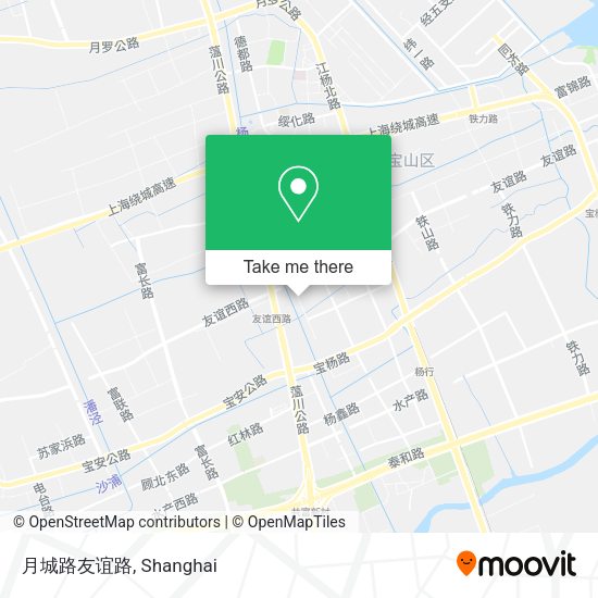 月城路友谊路 map