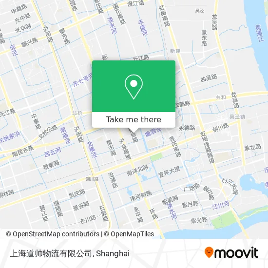 上海道帅物流有限公司 map