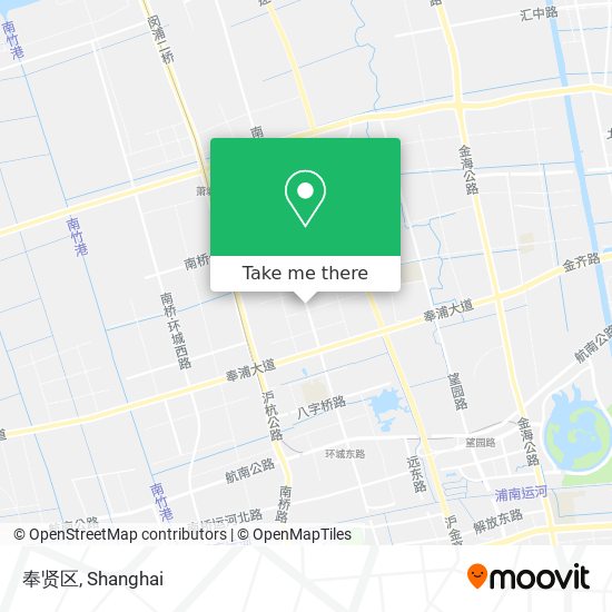 奉贤区 map