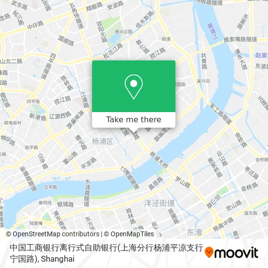 中国工商银行离行式自助银行(上海分行杨浦平凉支行宁国路) map