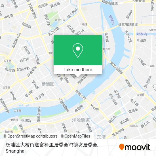 杨浦区大桥街道富禄里居委会鸿德坊居委会 map