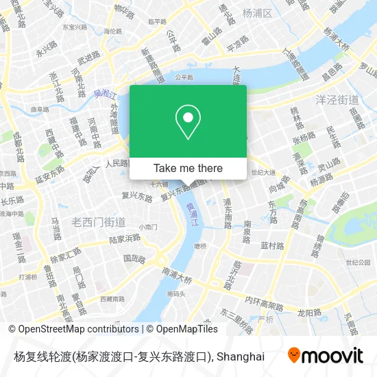 杨复线轮渡(杨家渡渡口-复兴东路渡口) map